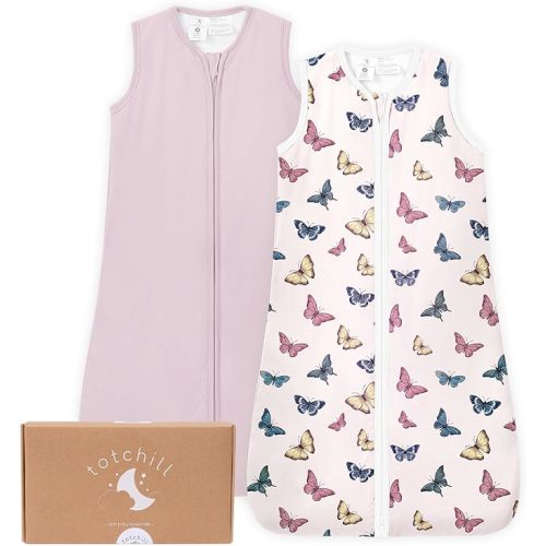 Baby Sleep Sack, 1.0 TOG Cozy Wearable Blanket, Soft Sleeping Bag with Zipper, Toddler Sleep Sack 0-3-6-12-24-3T