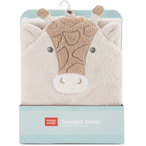 Weegoamigo Character Hooded Towel - Stevie Necks Giraffe