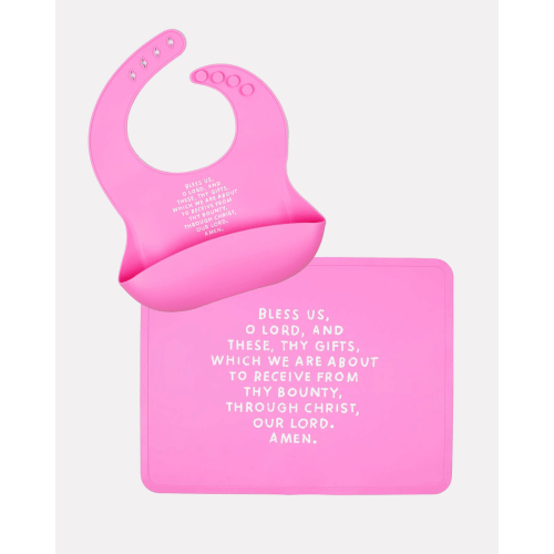 Meal Blessing Silicone Bib