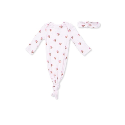 Mini Heat Footballs Knotted Gown & Headband Set