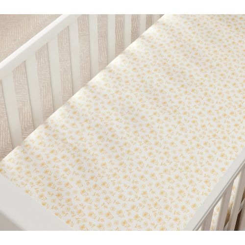 Dandy Daisy Organic Crib Fitted Sheet