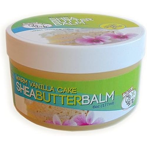 The Original CJ's BUTTer® All Natural Shea Butter Balm - Warm Vanilla Cake, 6 oz. Pot