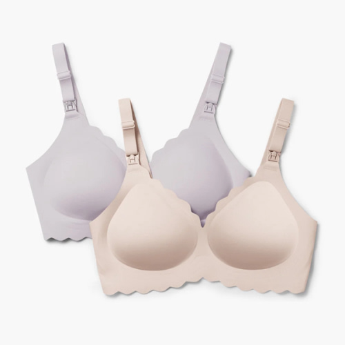 Momcozy Seamless Floral Nursing Bras | Natural Shaping & Comfort