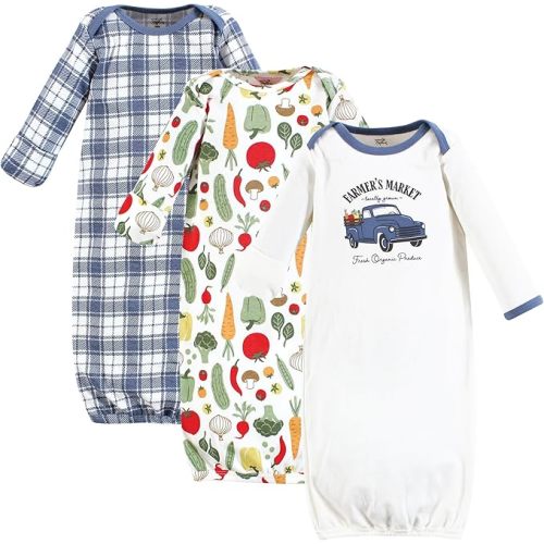 Touched by Nature Unisex Baby Organic Cotton Gowns