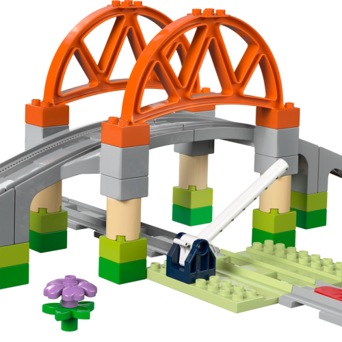 Train Bridge and Tracks Expansion Set 10426 | DUPLO® | Buy online at the Official LEGO® Shop US