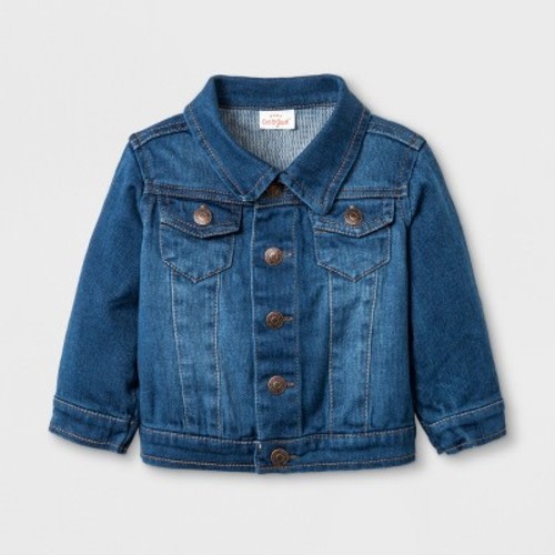 Baby Jean Jacket - Cat & Jack™ Denim Wash, Size: 12M
