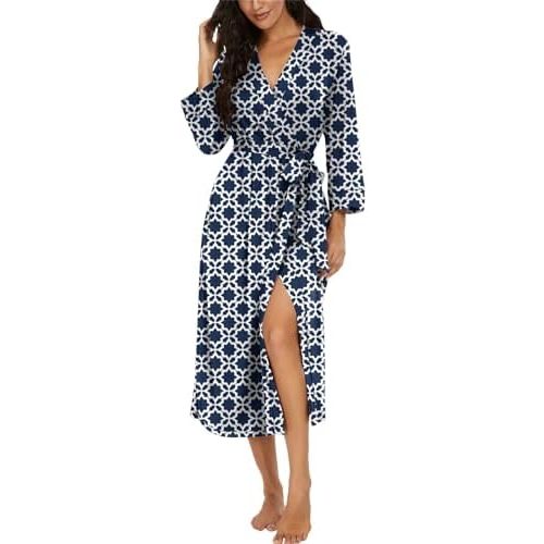 VINTATRE Robes for Women Long Knit Bathrobe XS-4XL