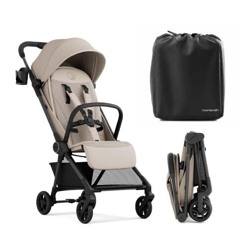 Mompush Nexis Carbon Ultra-Light Travel Stroller, from Birth to 50 lbs
