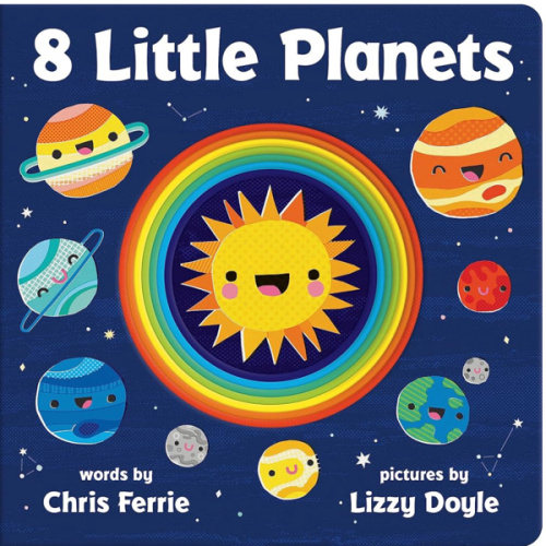 8 Little Planets: A Solar System Book for Kids with Unique Planet Cutouts