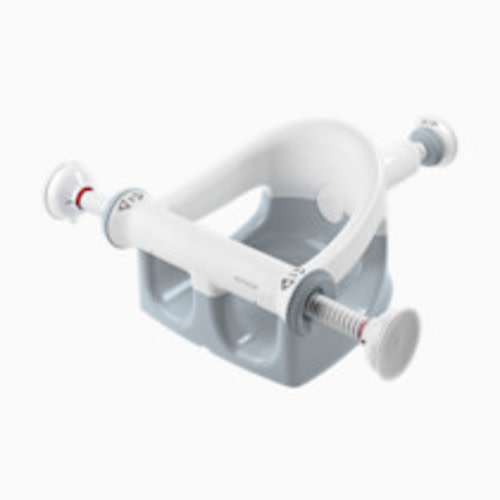 Ingenuity My Bath Seat for Sit-Up Baby Bathing, Sure & Secure Suction Cups, ASTM Safety Tested & Approved, Backrest for Assisted Sitting, Easy Setup & Storage, Aqua