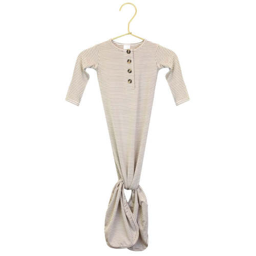 Lou Lou and Company Knotted Gown - NB-3M | The Baby Cubby