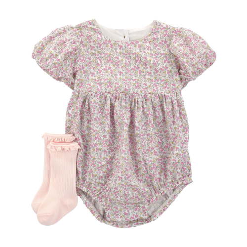 Carter's Child of Mine IG 2PC Bubble Set - Pink Floral - Walmart.ca