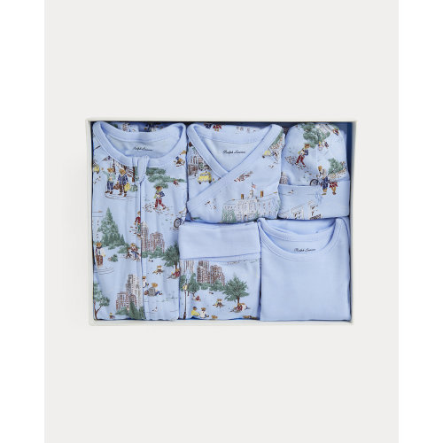 Polo Bear Cotton 6-Piece Gift Set