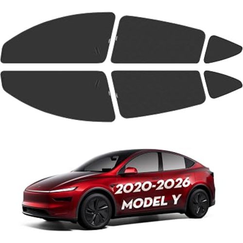 6PCS Side Window Shades for Tesla Model Y Juniper [Static Cling]