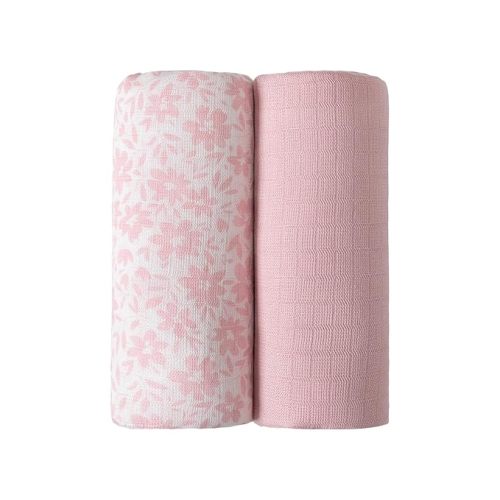 Softan 2 Pack Muslin Swaddle Blankets for Newborn, 36 x 40 inches Muslin Baby Receiving Blankets for Boys and Girls，Baby Newborn Gifts