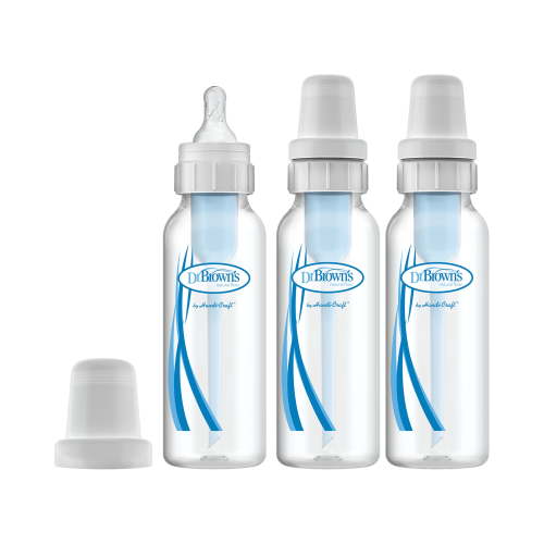 Dr. Brown's Natural Flow Bottle 8 oz 3pk with Anti-Colic Vent System