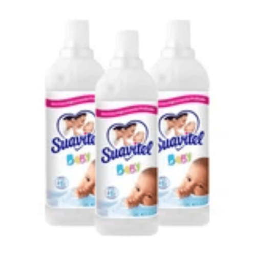 Suavitel Baby Fabric Softener ( 3 X 28.7 fl oz), 3 Pack Bottles , Hypoallergenic Softness and Gentle Long-Lasting Fragrance