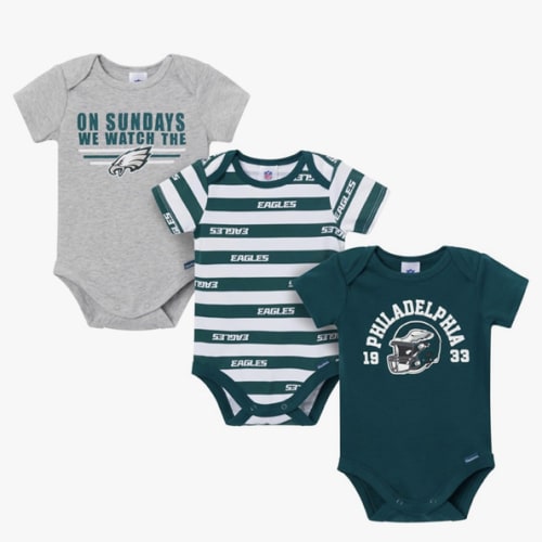 Gerber NFL Baby Boys 3-Pack Onesie Bodysuit
