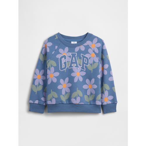 babyGap Print Crewneck Sweatshirt