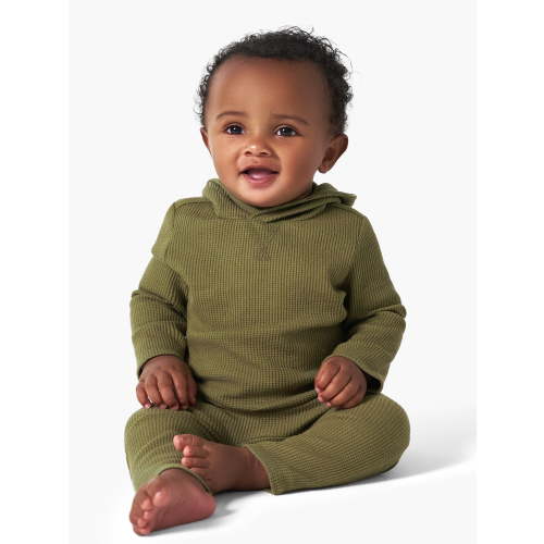 Modern Moments by Gerber Baby Boy Casual Hoodie and Pant Outfit Set, 2-Piece, Sizes 0/3M-24M