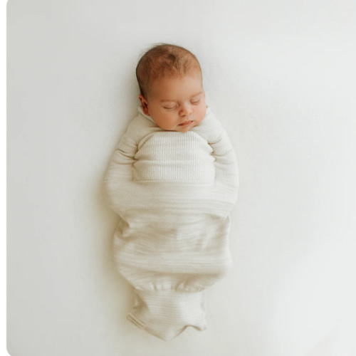 Bamboo Blend Beige Swaddle Sleep Sack – Swaddelini