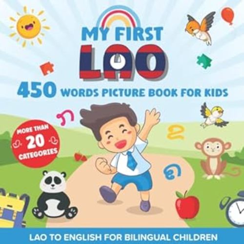 My First Lao 450 Words Picture Book for Kids