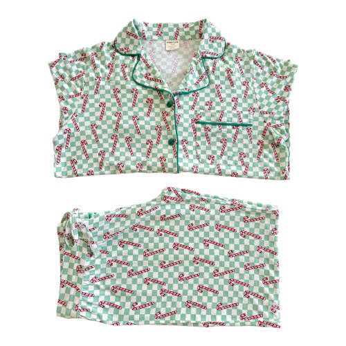 Women's Lounge Set, Winterfresh Candy Cane