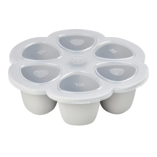 Amazon.com : Beaba Multiportions Premium Quality Silicone Baby Food Freezer Tray with Clip On Lid, Baby Food Storage Container Ice Cube Tray Maker, Made in Italy, Cloud, 3 oz : Baby