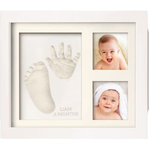 Baby Handprint & Footprint Keepsake Solo Frame