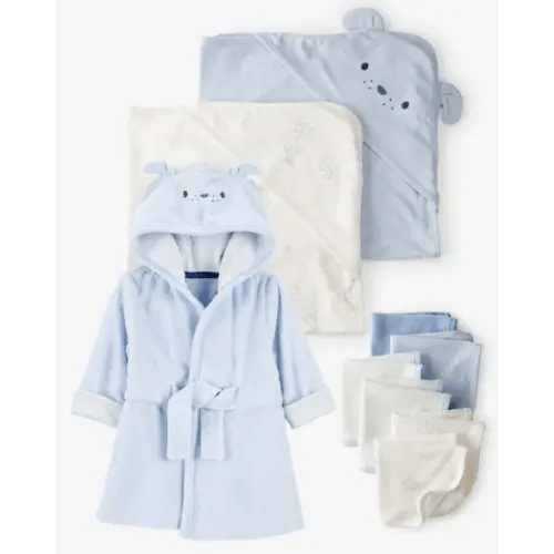 Baby 9-Piece Dog Bath Time Gift Set - Blue | Carter's