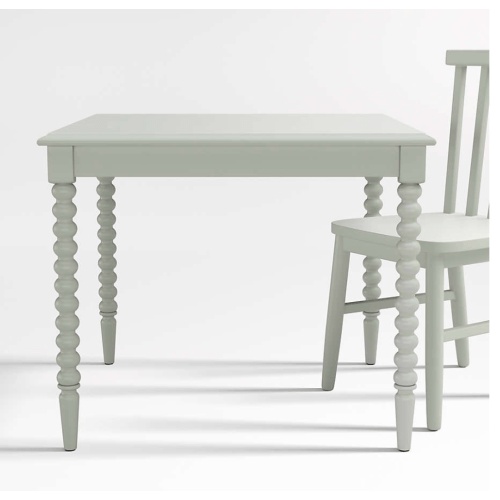 Jenny Lind Sage Green Wood Square Kids Play Table