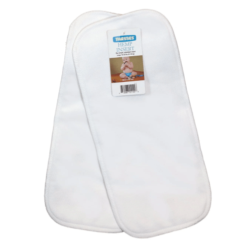 Small Hemp Inserts for Cloth Diapers | 2 pack