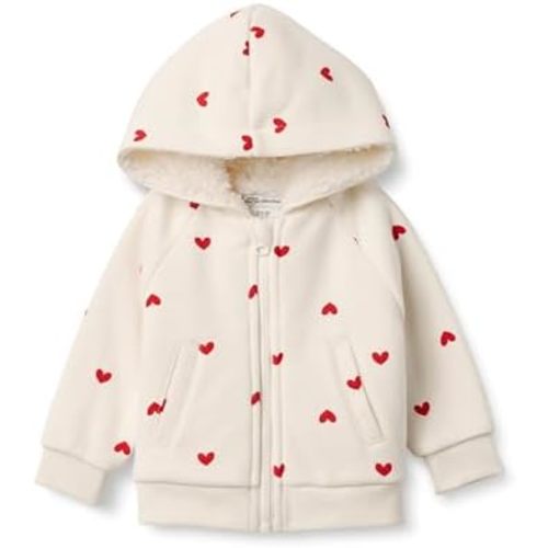 Amazon Essentials x Sofia Grainge Unisex Toddlers and Babies' French Terry Zip Hoodie Sweatshirt