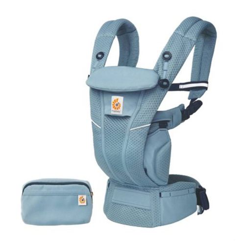 Ergobaby All Carry Positions Breathable Mesh Baby Carrier, Omni Breeze, Slate Blue