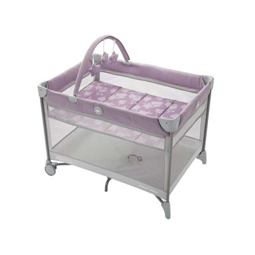 Graco On The Go Zip Infant Playard, Lilac Mod