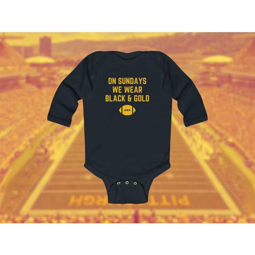 Pittsburgh bodysuit NB (0-3 M)