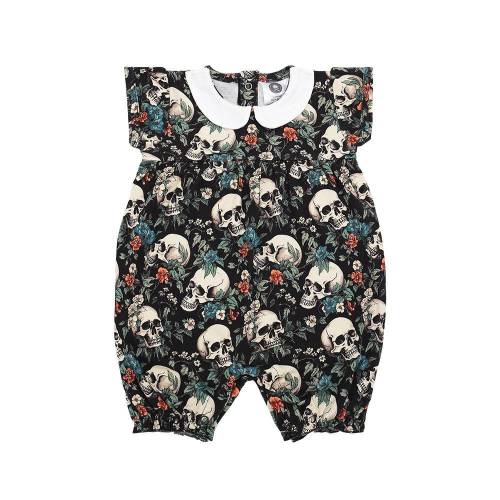 Garden skulls baby romper