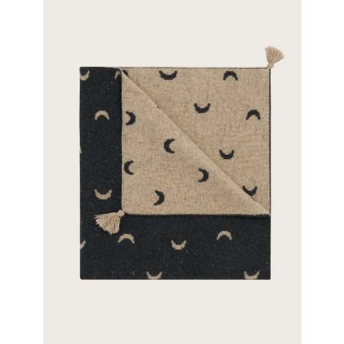 Charcoal Midnight Wool Blanket