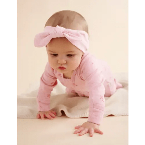 Pale Pink Knot Headband