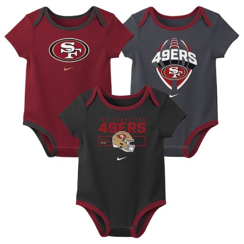 San Francisco 49ers Nike 3 Piece Creeper Set - Infant