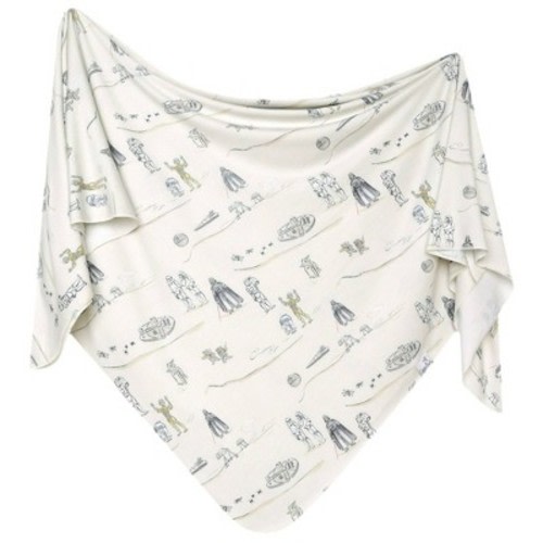 Copper Pearl Knit Swaddle Blanket - Star Wars Tatooine: Non-Toxic, Classic Patterns, 46x46 Inches