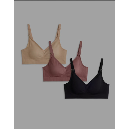 Seamless Nursing Bra 3 Pack in Twilight