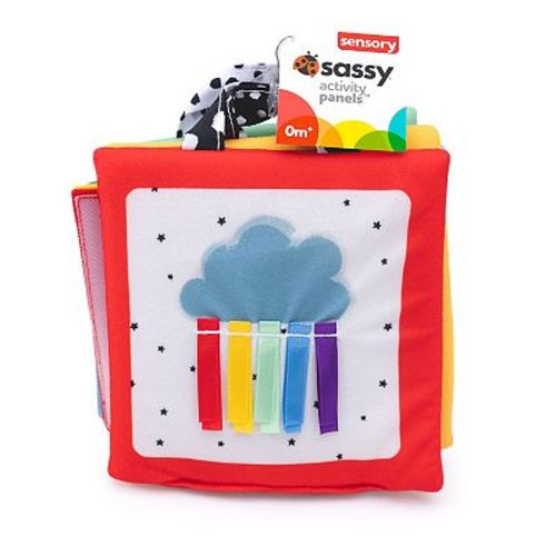 Sassy Baby 4-Count Reversible Soft Sensory Activity Panels
