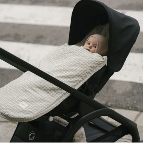 STROLLER FOOTMUFF Gingham · Minicoton