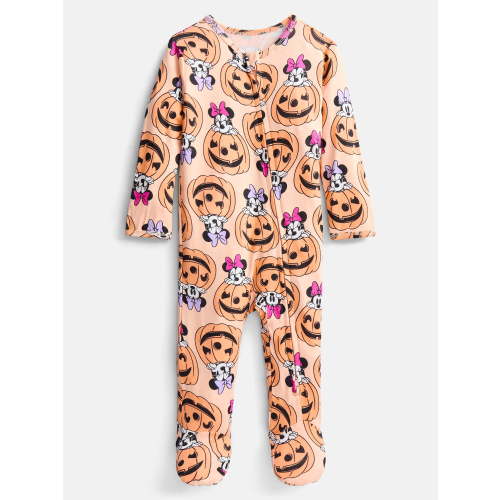 Minnie Mouse Baby Girls Halloween Sleep Footed One-Piece, Sizes 0M-24M