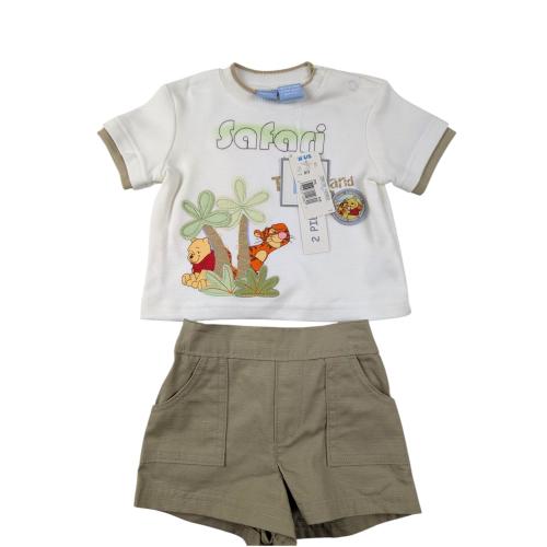 Vintage Winnie the Pooh Safari Outfit Disney Baby 0-3 Months