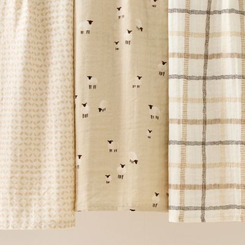 Tiny Sheep Organic Cotton Swaddle Set