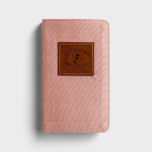 Wonderfully Made: Baby Girl's First Bible - Pink