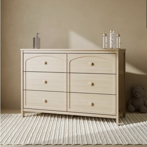 Graco Olivia 6 Drawer Dresser. Color: Driftwood