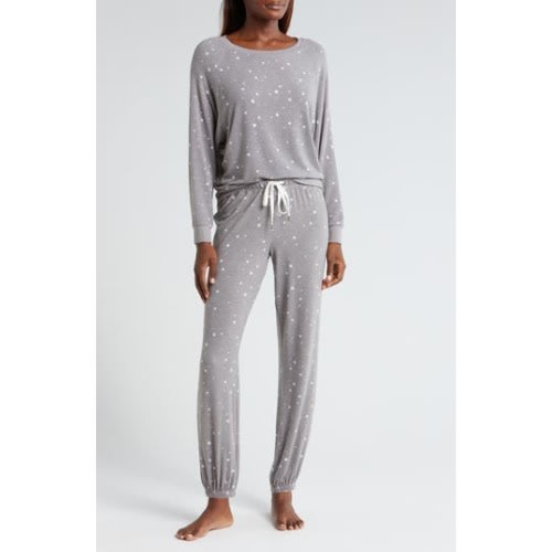 Star Seeker Brushed Jersey Pajamas, Large